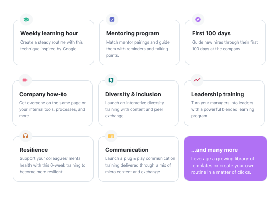 Beispiele für Personalentwicklungsmaßnahmen bei Zavvy