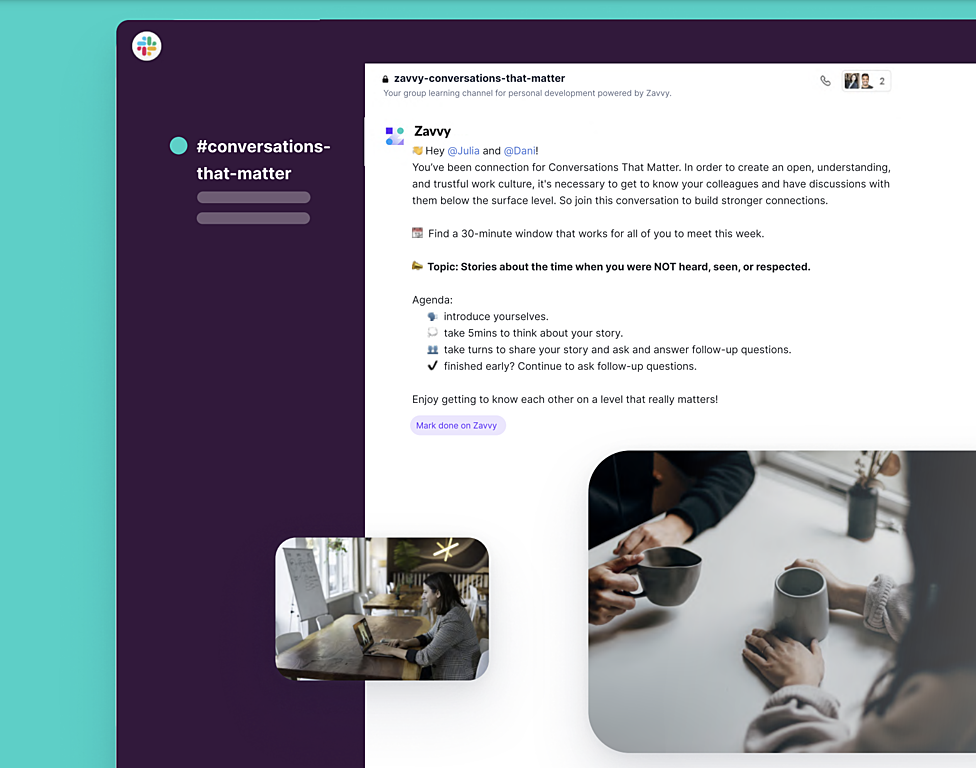 Create empathy and meaningful connections with Zavvy