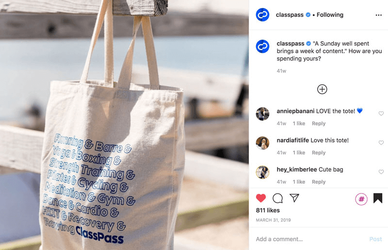 Wellness package at classpass as a wellbeing package