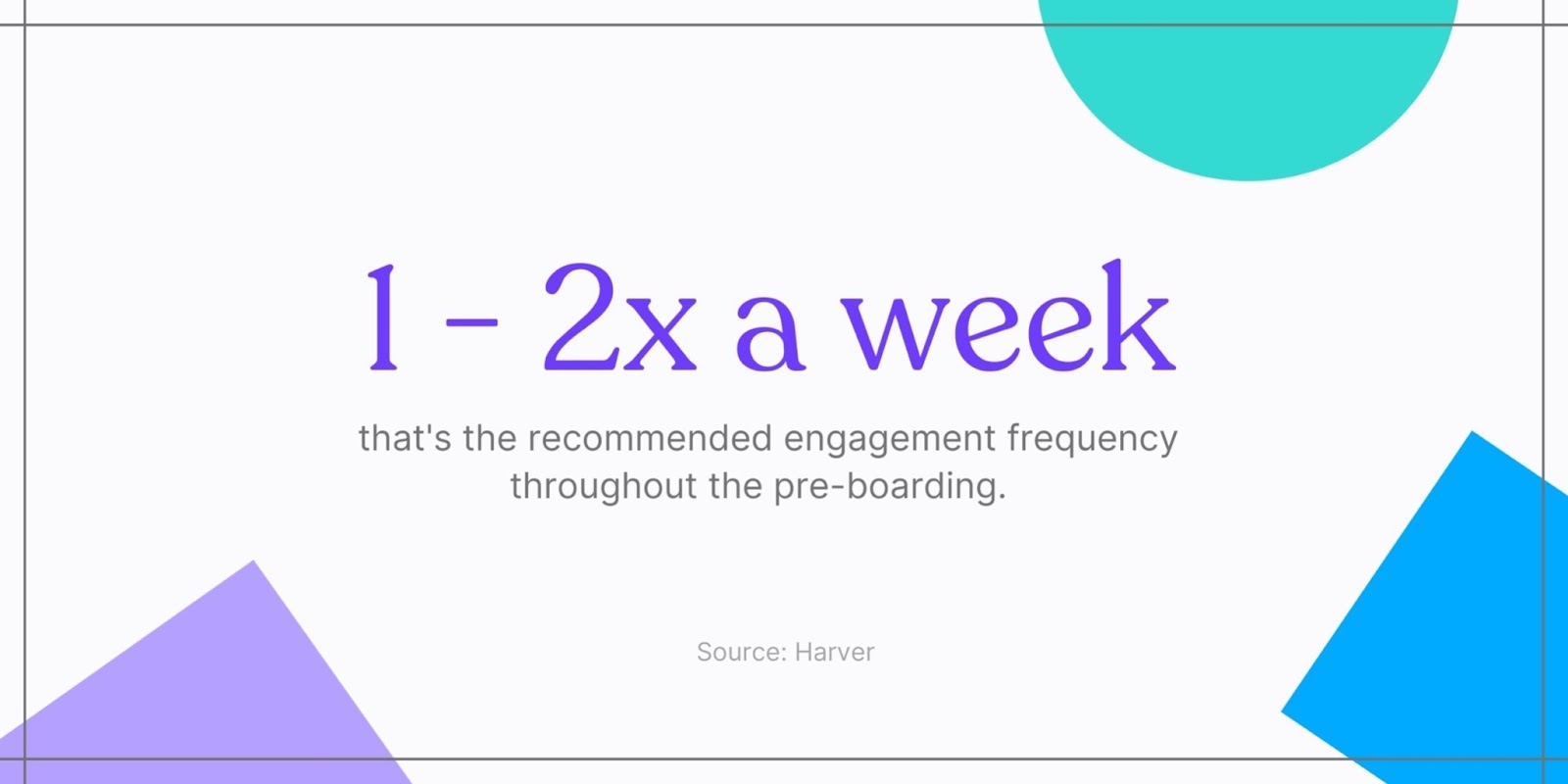 When should you contact people during preboarding