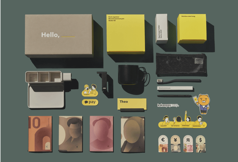 Example of a welcome package at kakapay