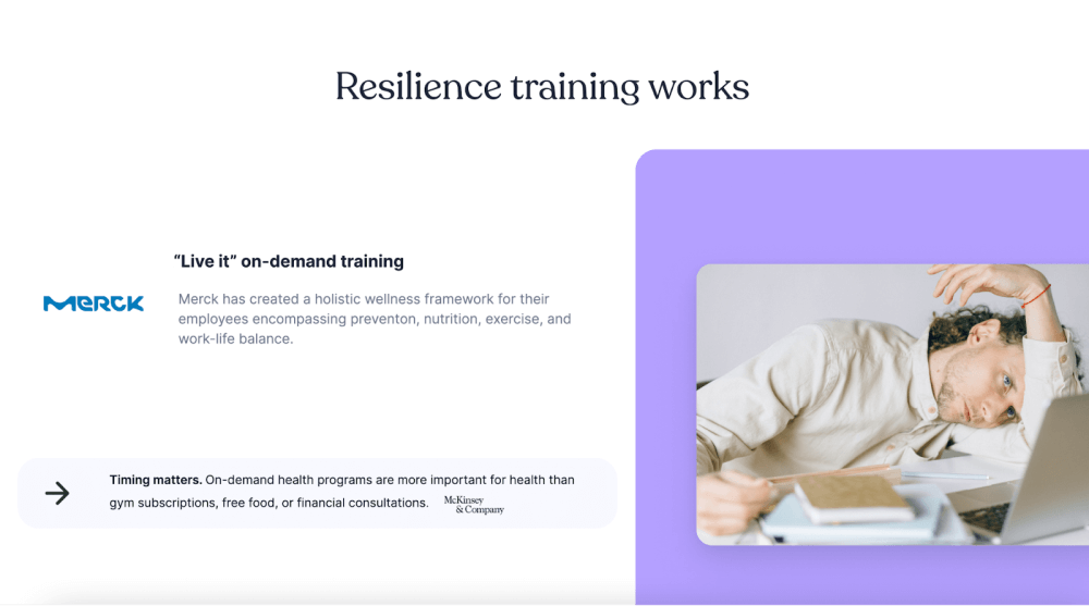 Merck resilience training