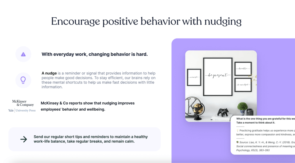 encourage positive new hire behavior nudging
