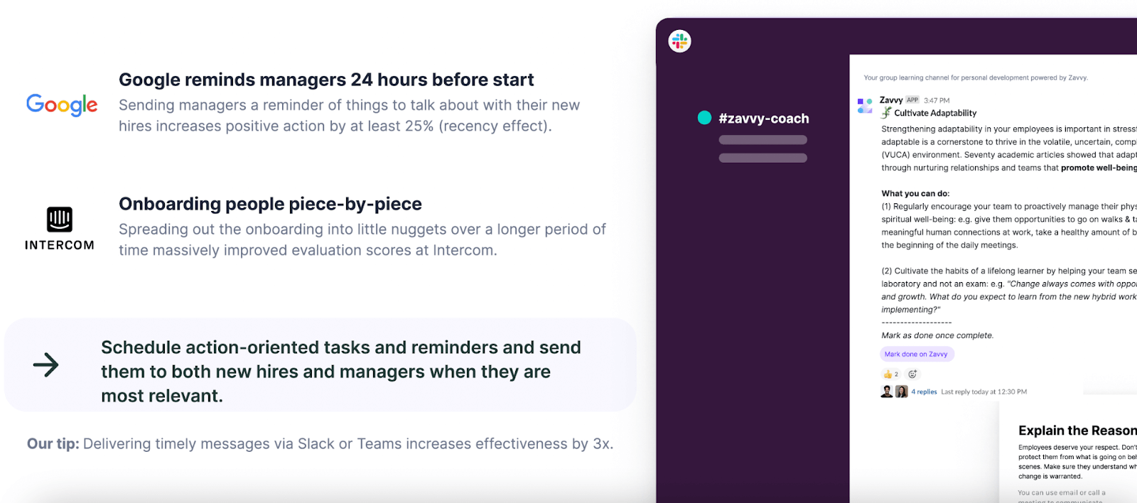 Onboarding tip 3: Make info actionable - and deliver it piece by piece