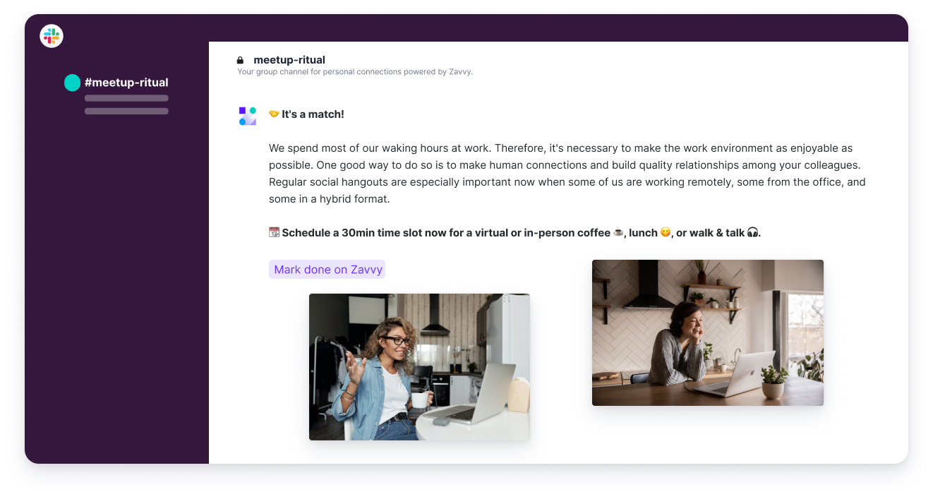 Zavvy random coffee meetup