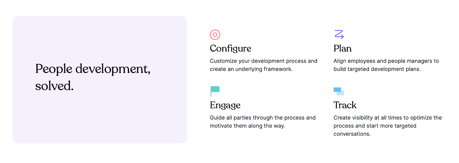 Development Plan Software main components