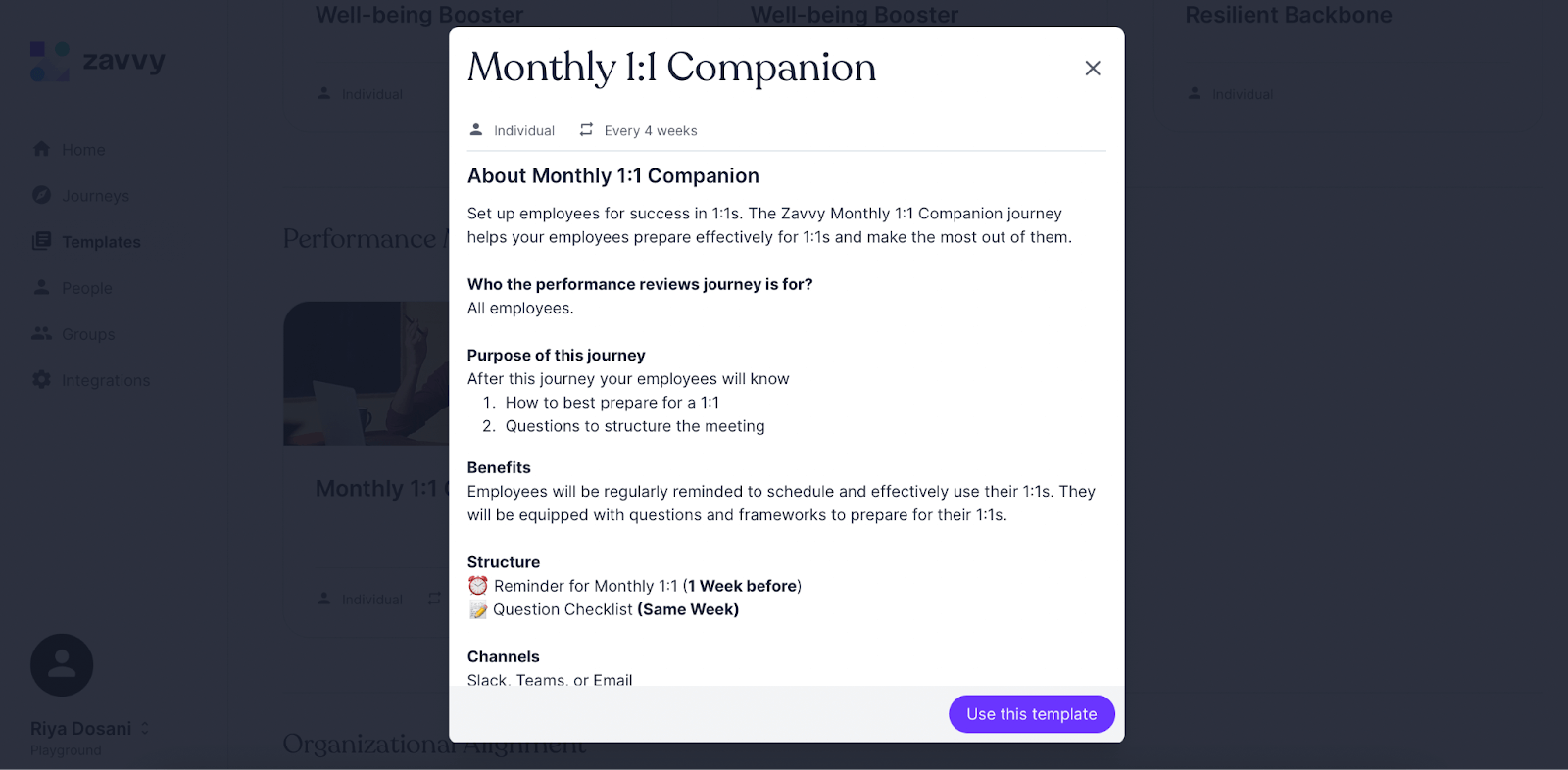 Leadership companion on zavvy
