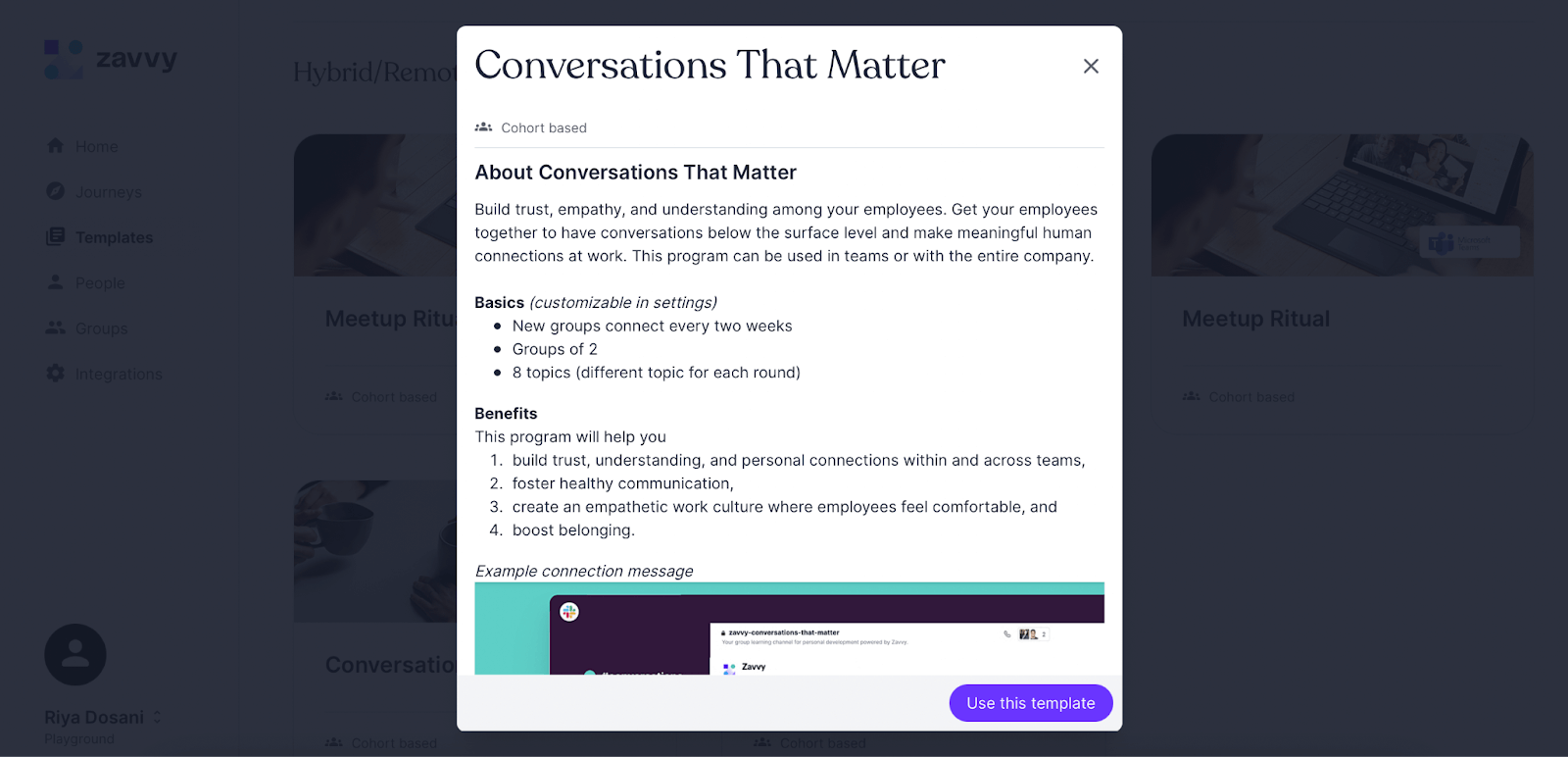 Conversations that matter on zavvy