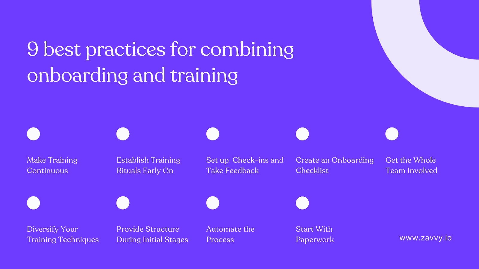 How to combine onboarding and training