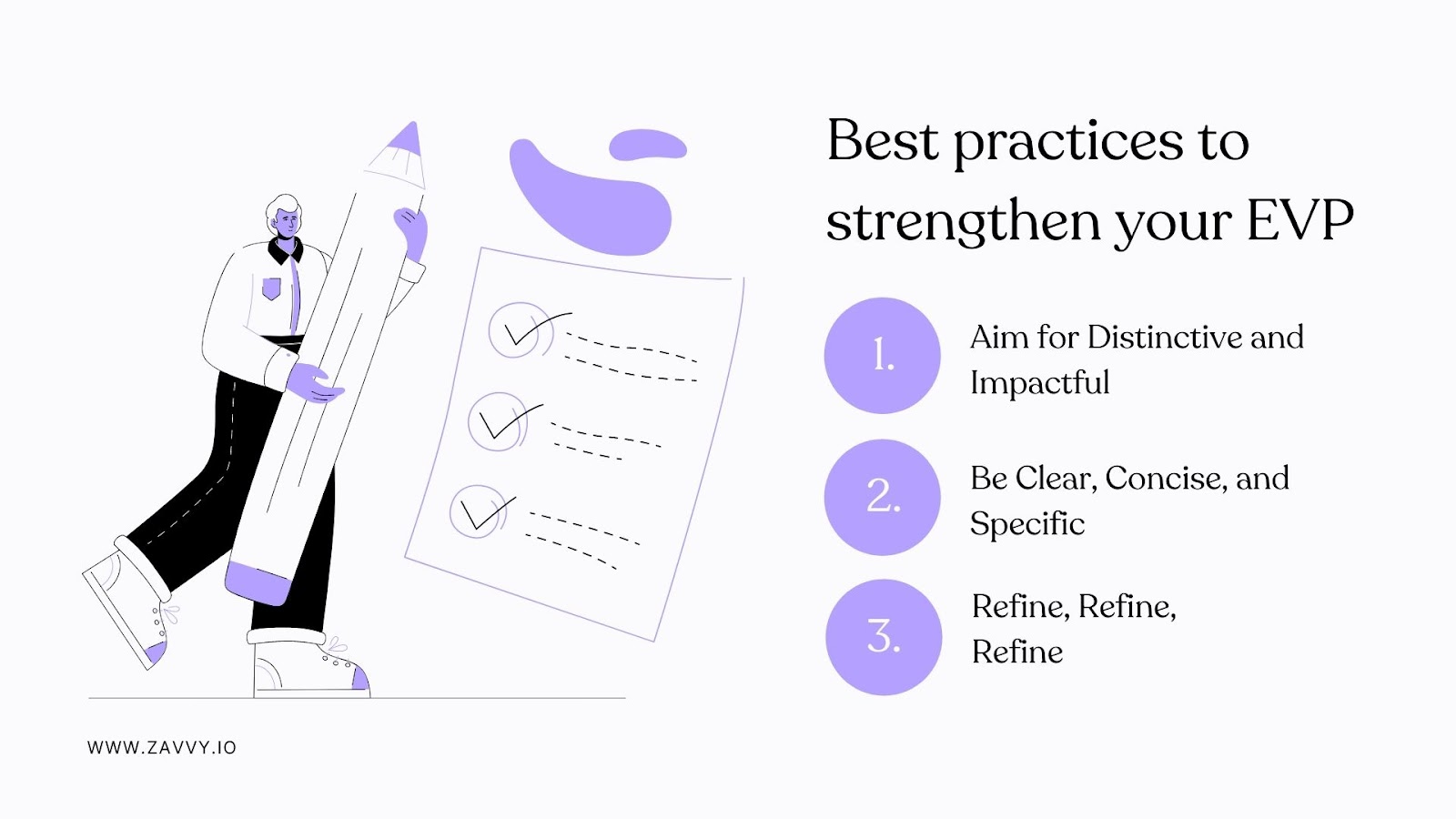 Best practices to refine your EVP
