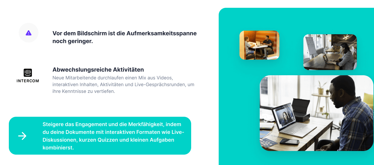 Blended training methoden