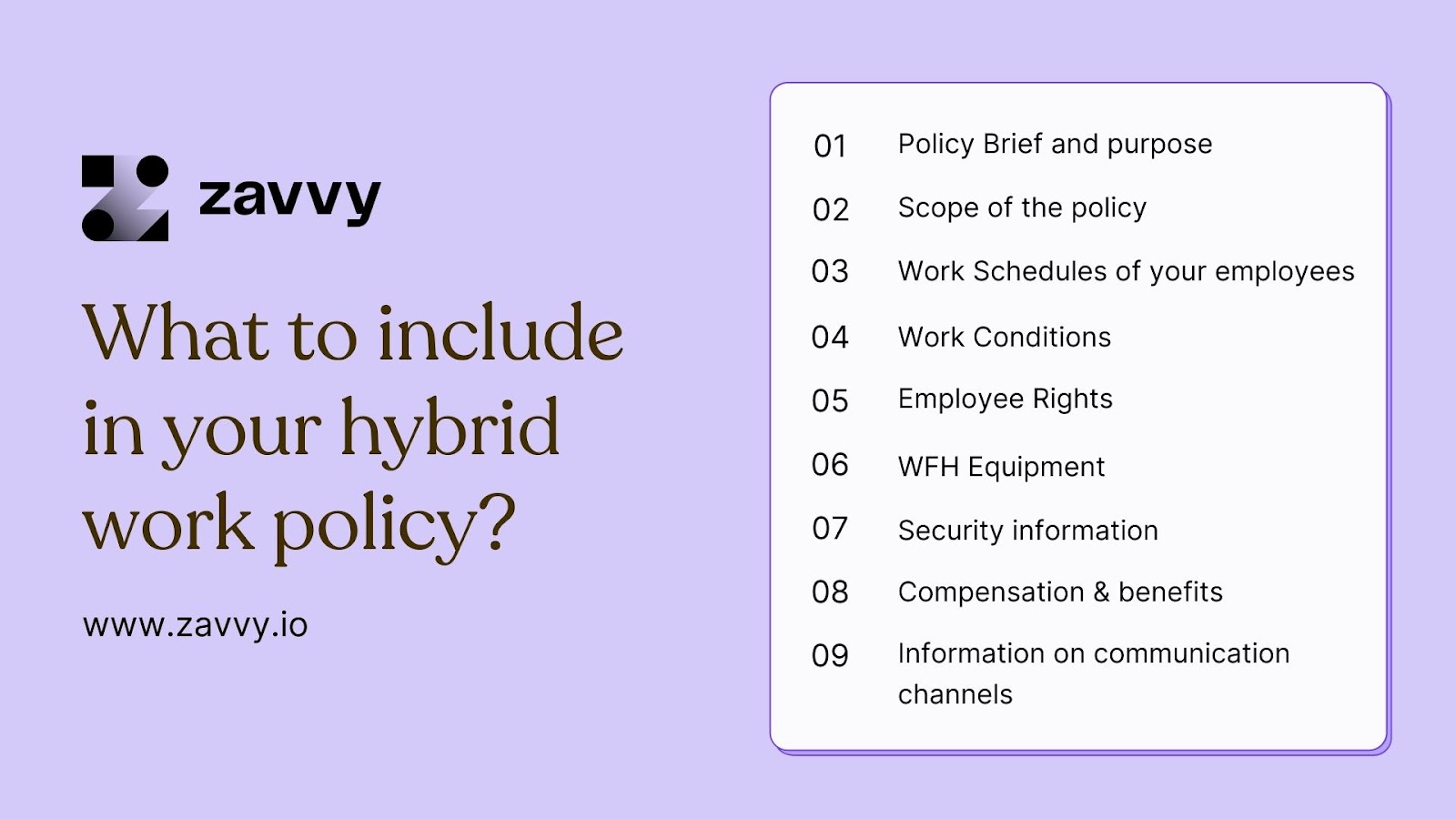 What to include in hybrid remote work policy
