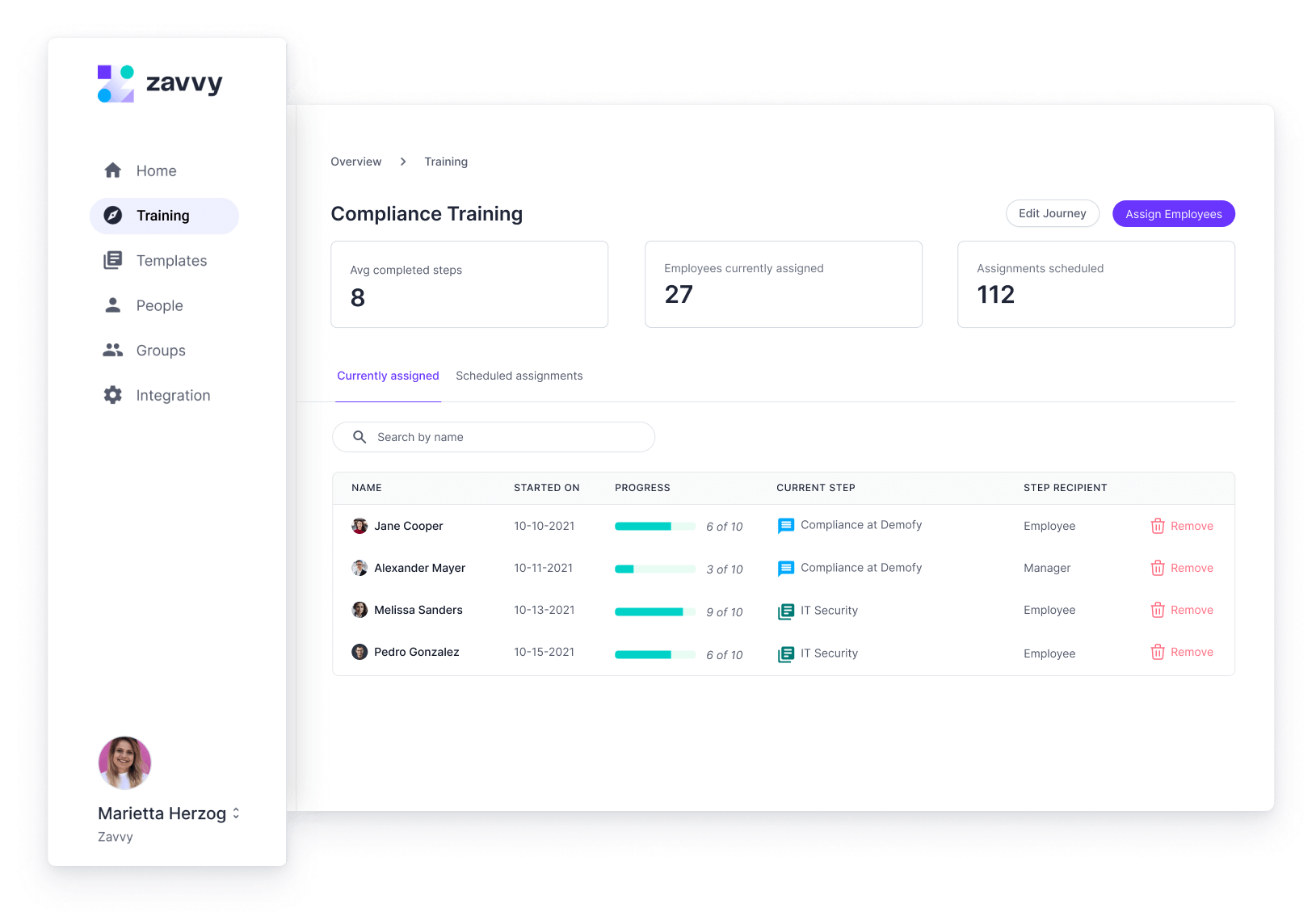 automated progress tracking