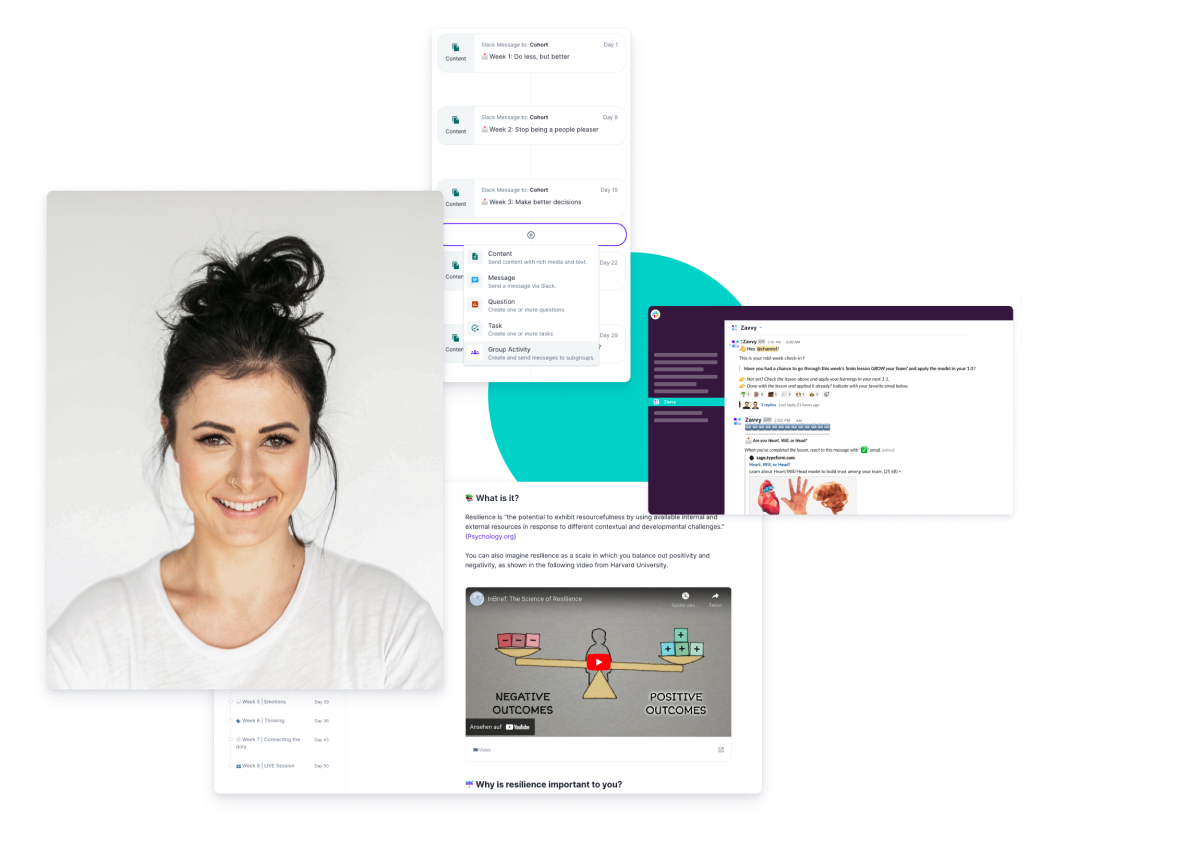 The employee onboarding software's automation capabilities allow for assignment tracking, automated sending out of messages, reminders, matching people with onboarding buddies, feedback collection, and more.