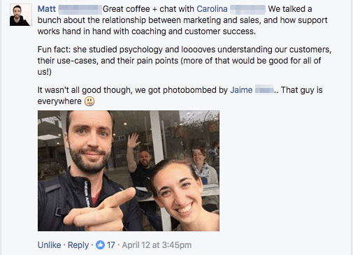 Coffee roulette at Hootsuite