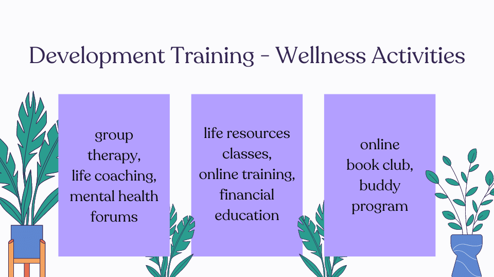 development training wellness activities