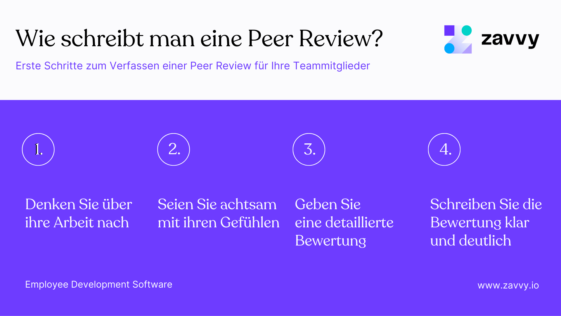 Peer feedback schreiben