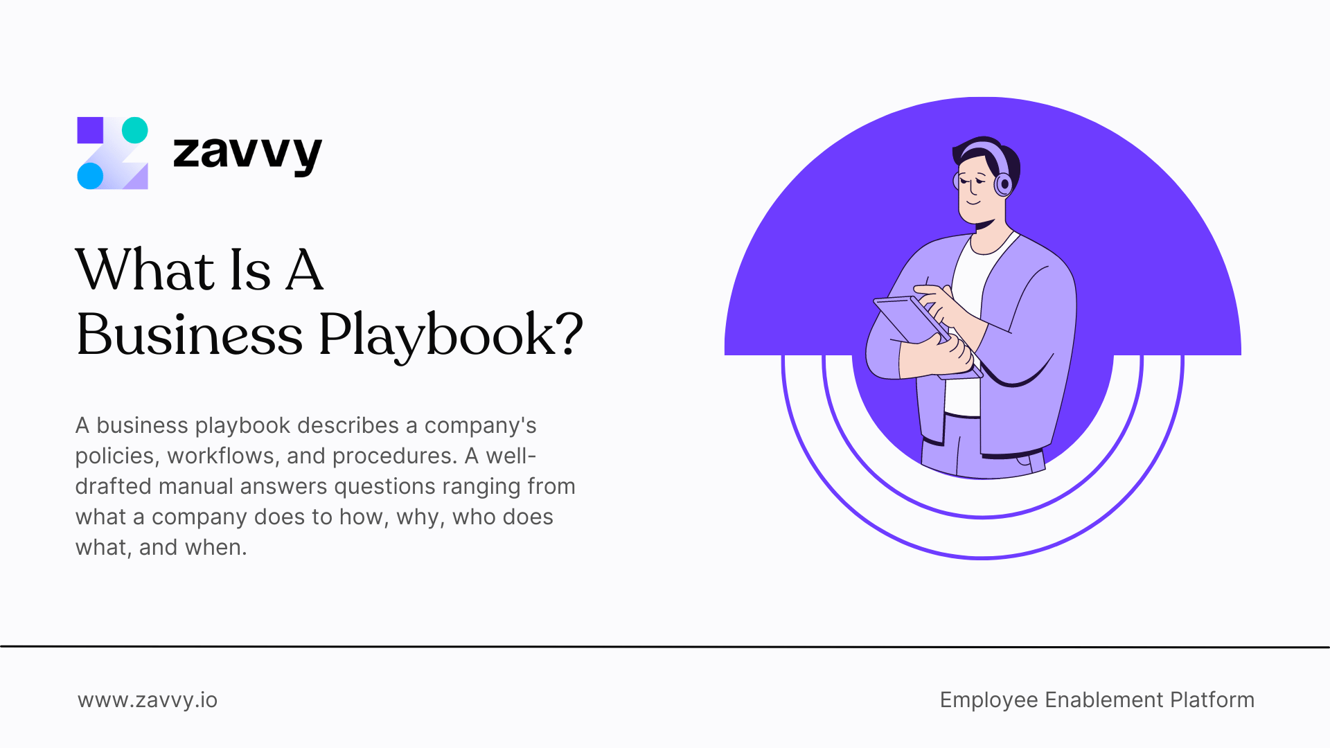 What is a business playbook or Standard Operating Procedure (SOP)?