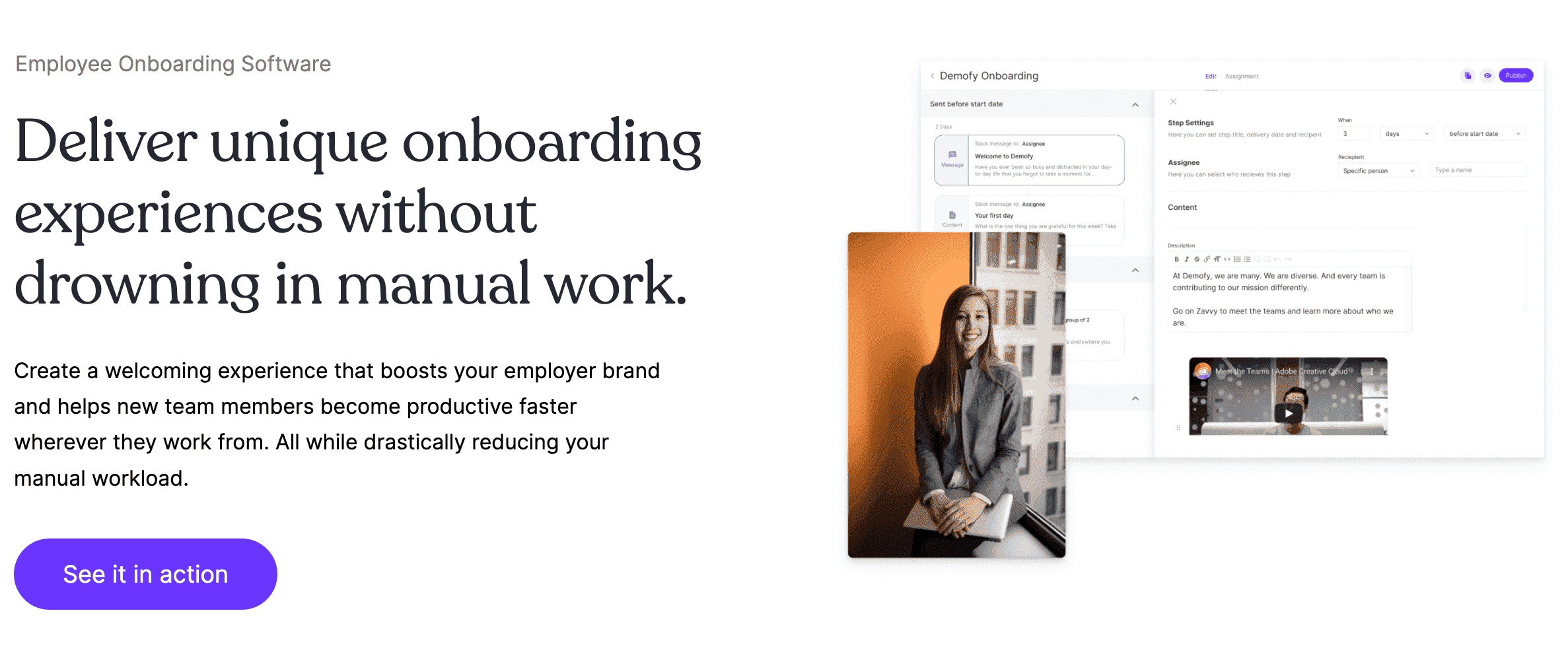 zavvy onboarding program