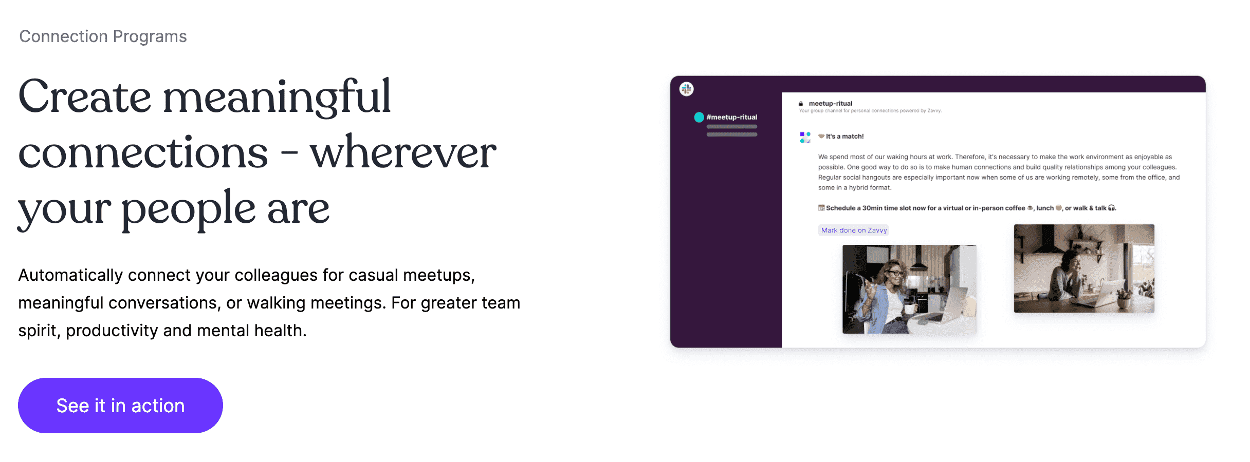 zavvy connection program