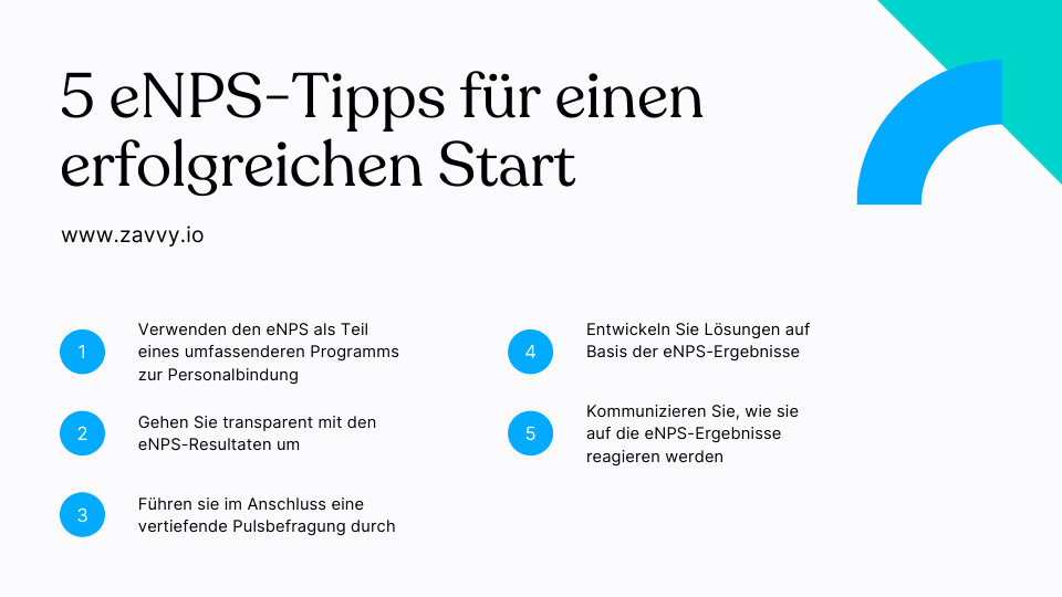 Tipps für Ihre ENPS Umfrage