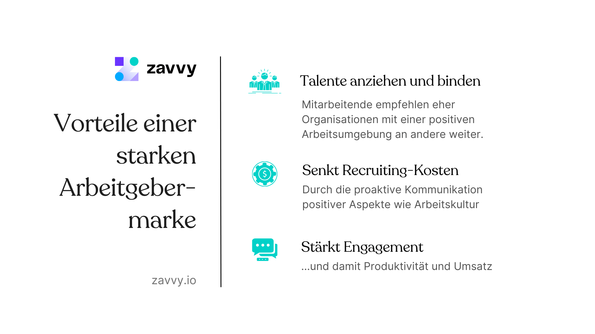 Arbeitgebermarke Vorteile