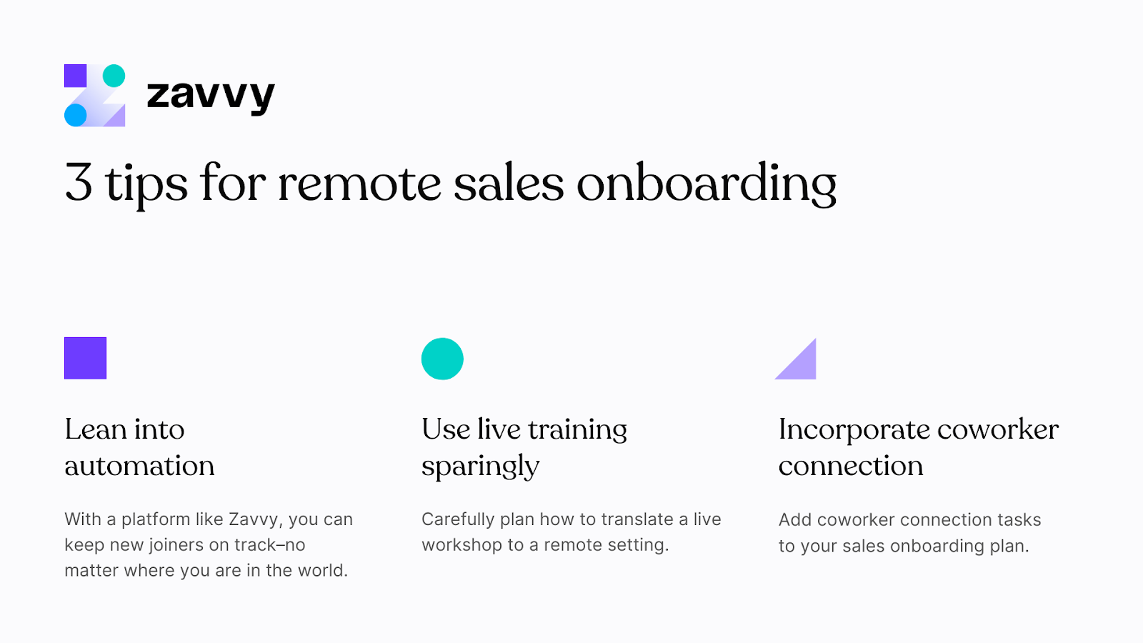 Tips for remote sales training: Automation, live training, coworkers