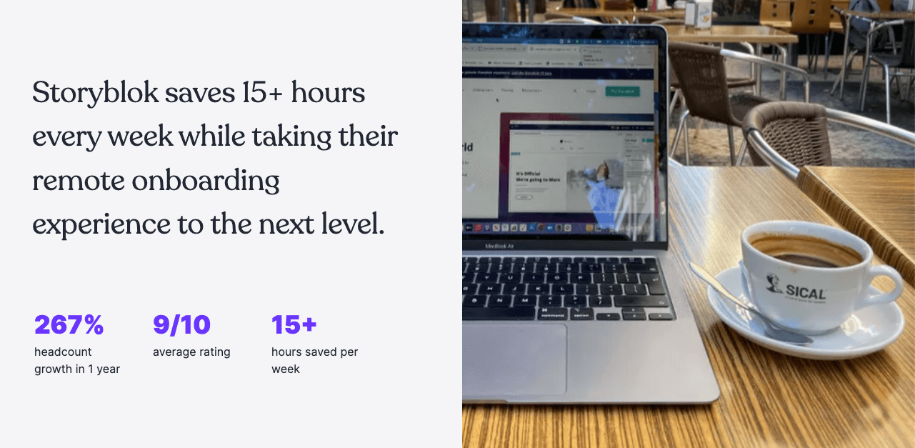 Storyblok case study onboarding