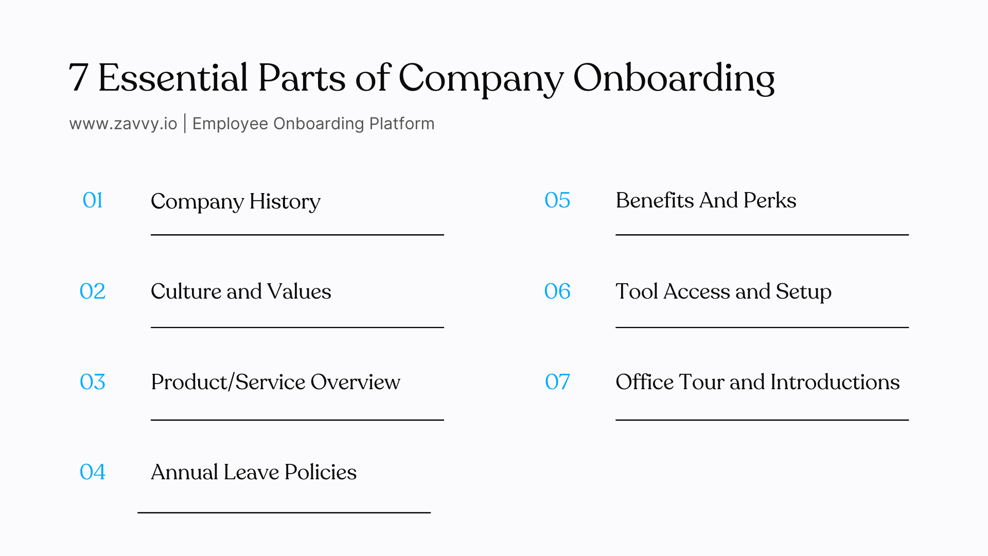 7 essential parts of company onboarding