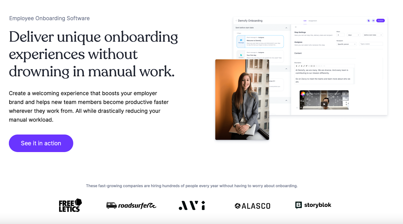 Employee onboarding software helps you create awesome experiences at scale