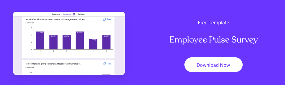 employee pulse survey template