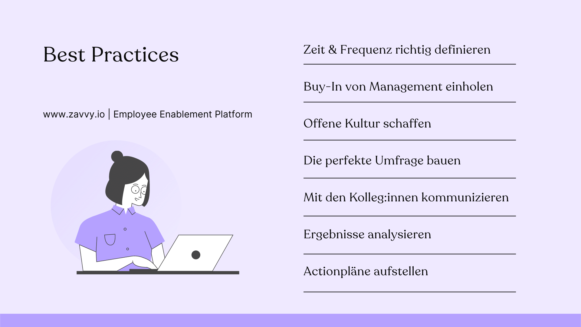 Feedbackumfrage Best Practices