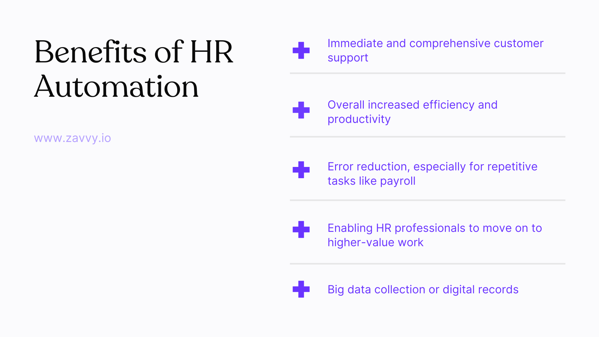 Benefits of HR automation