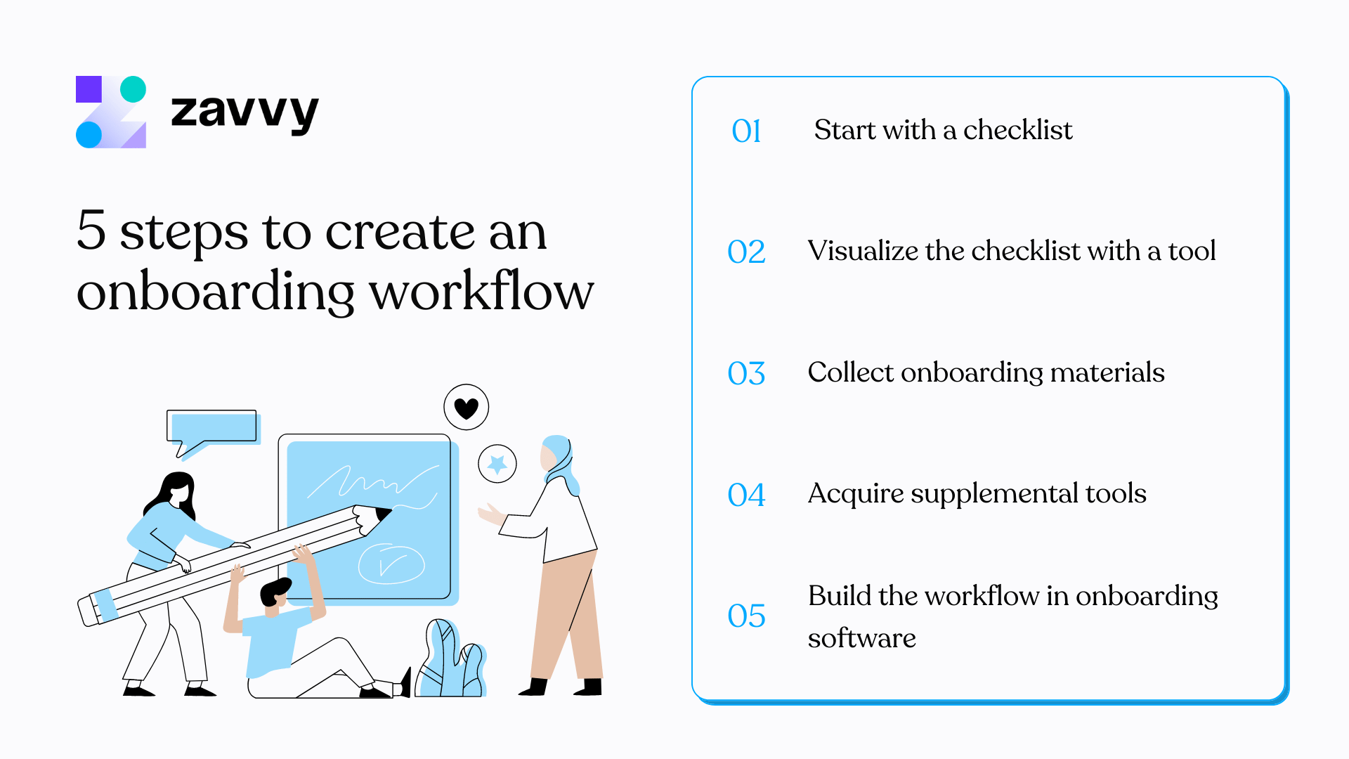 5 steps to create an onboarding workflow
