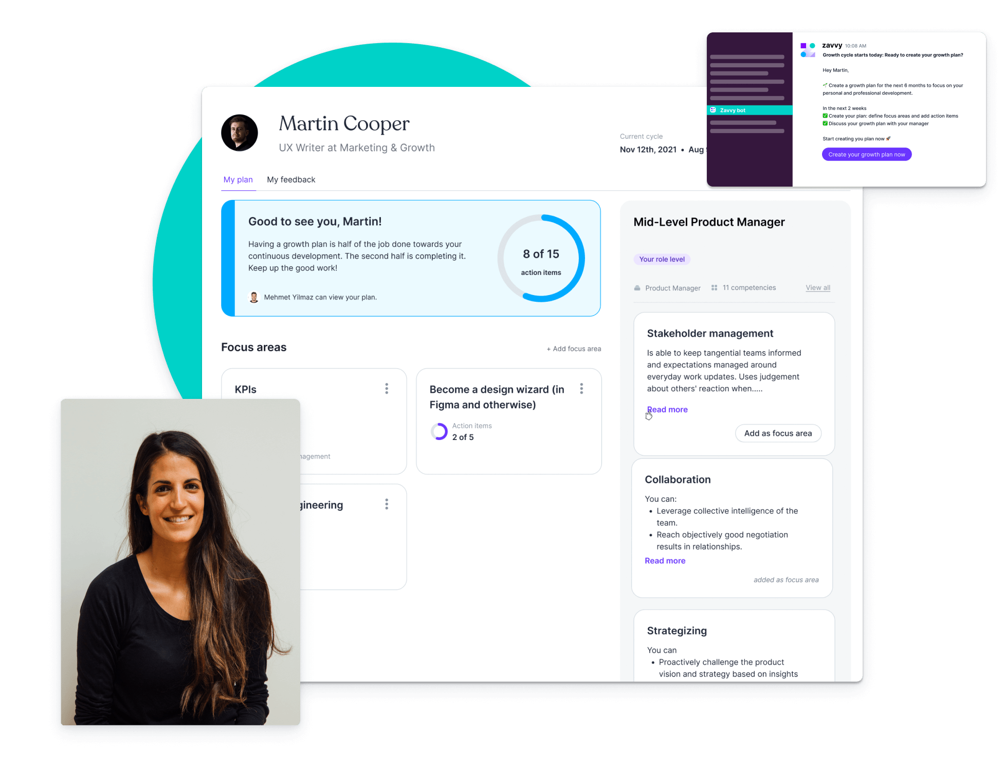 Employee development software by Zavvy
