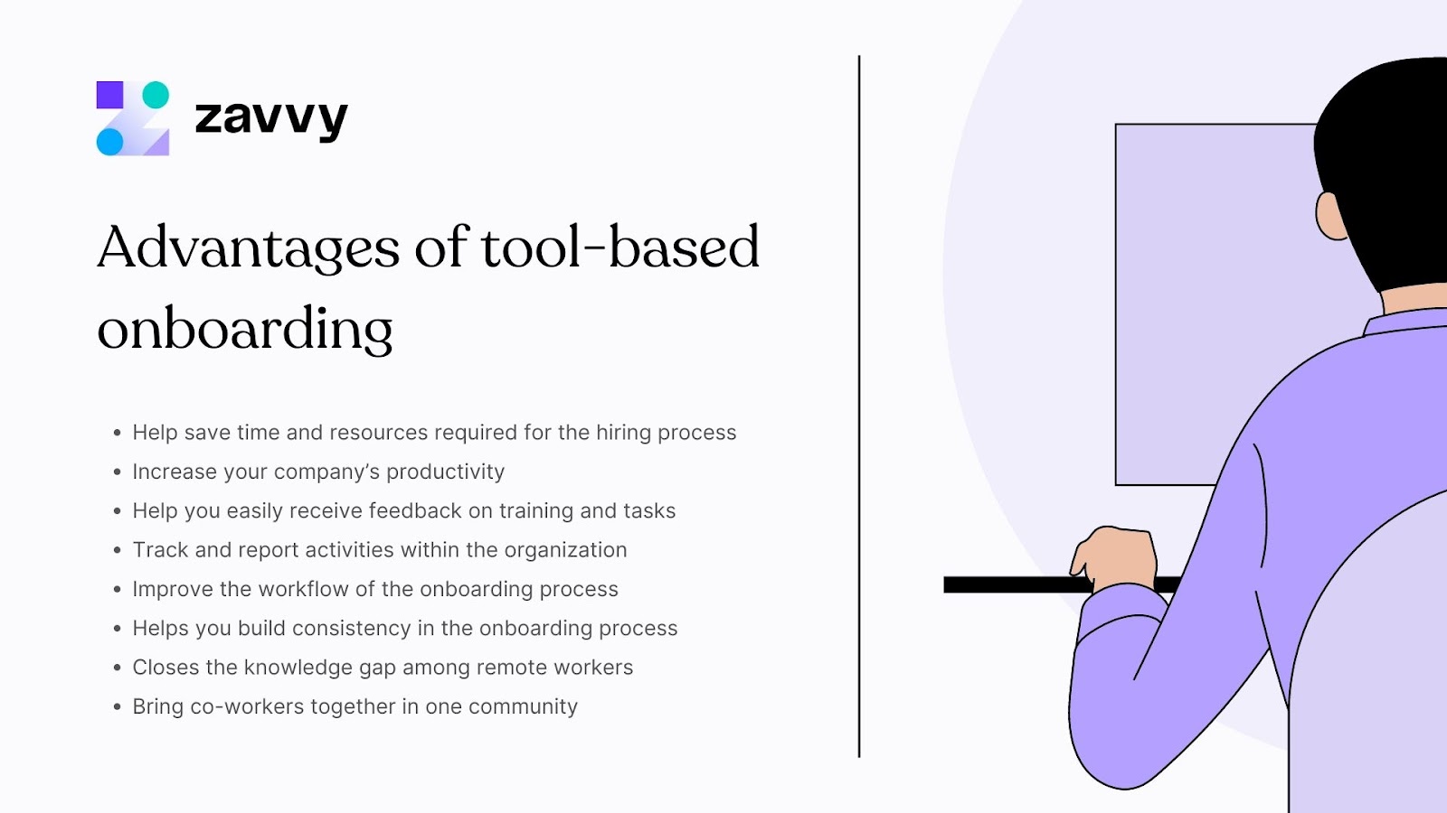 Advantages of tool-based onboarding