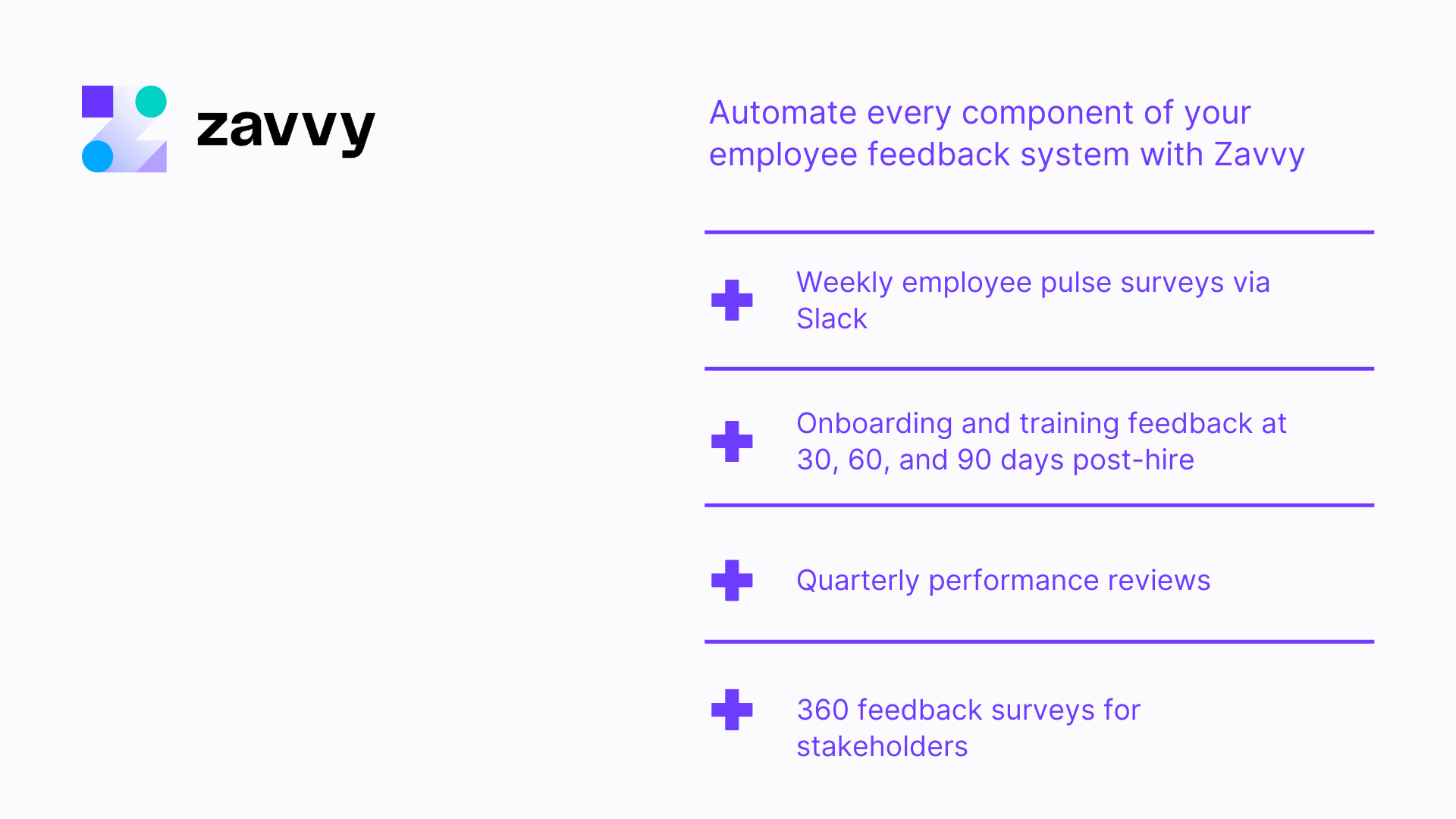 Automate you feedback system