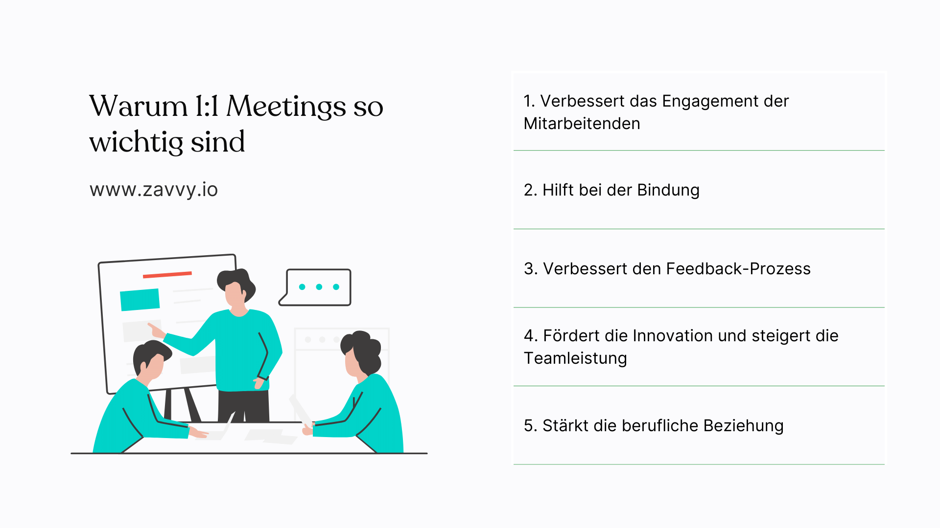 Warum sind 1 on 1 Gespräche wichtig?