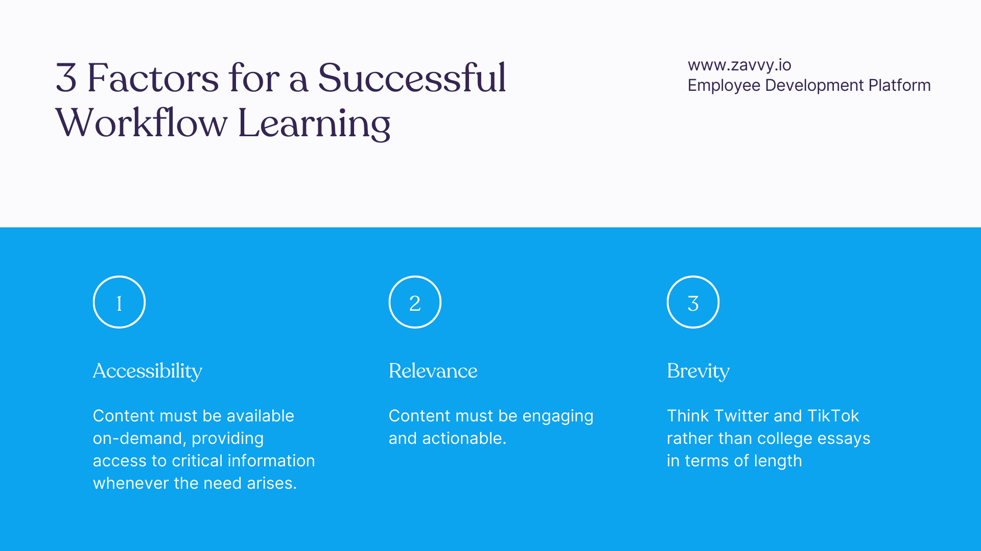 Workflow learning: 3 factors that drive it