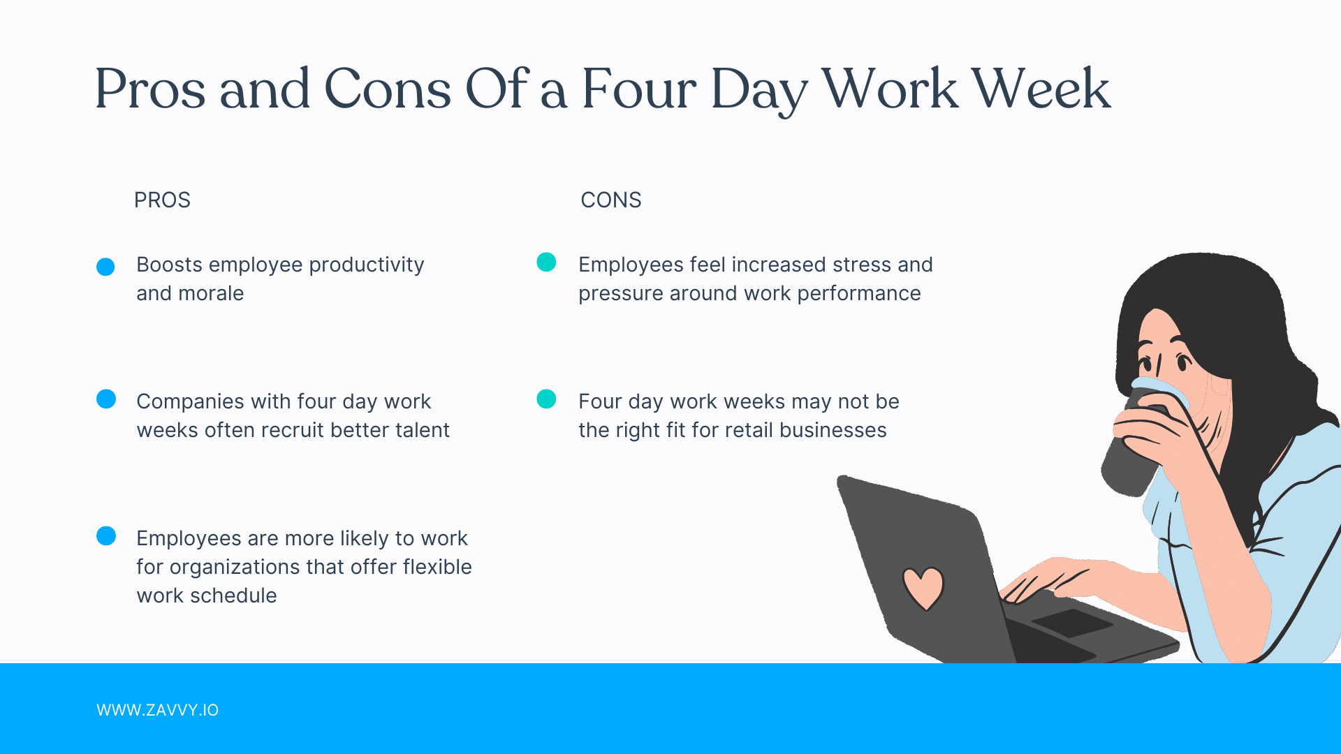 The benefits and drawbacks of a 4day work week