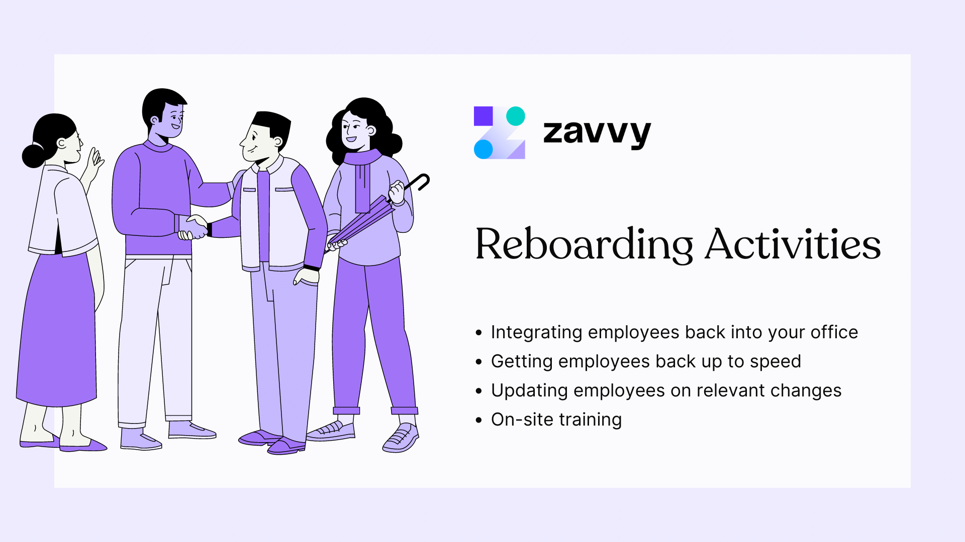 Reboarding activities