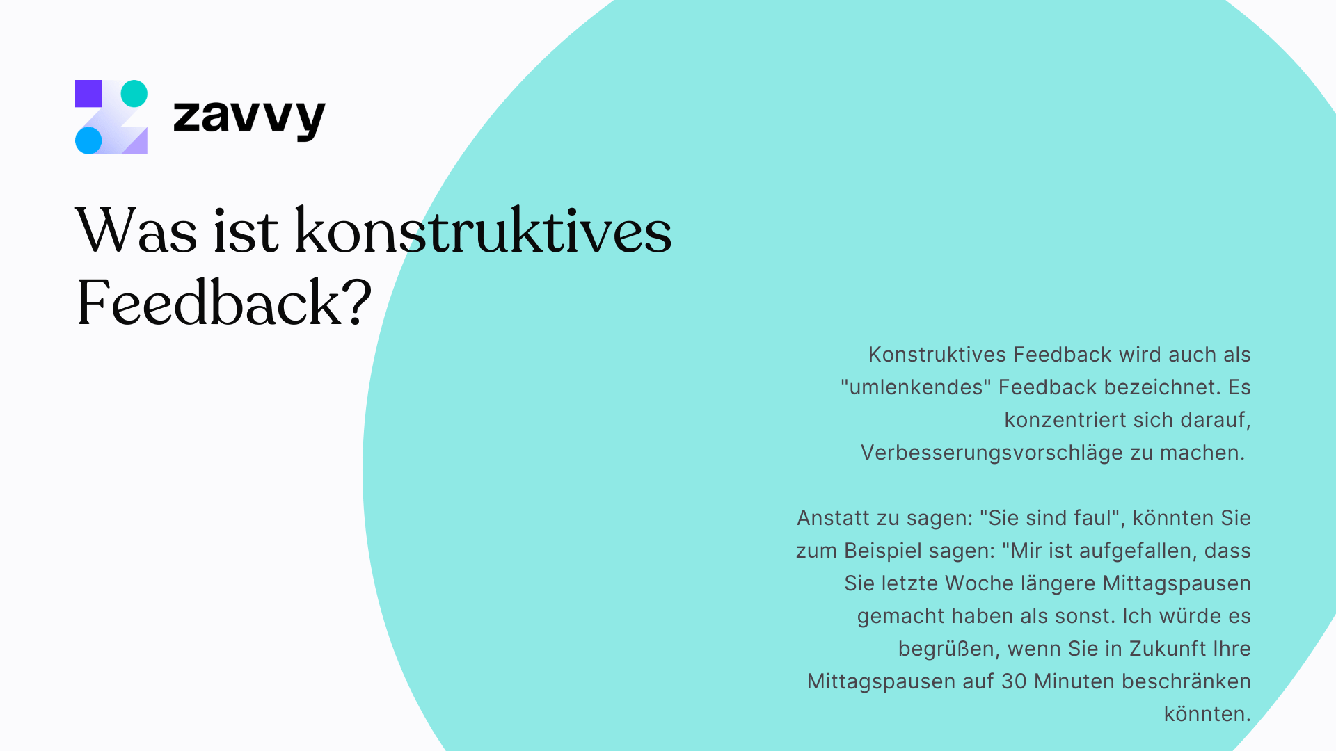 Definition: Konstruktives Feedback