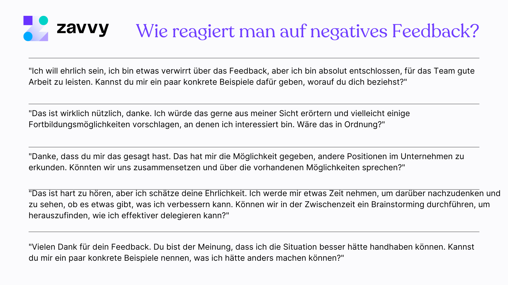 So reagiert man auf negatives Feedback