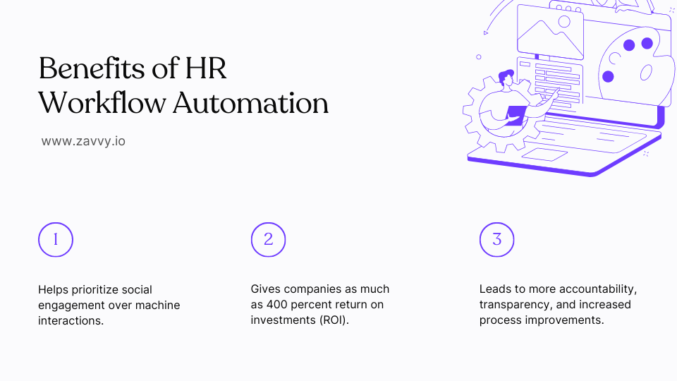 Benefits of HR workflow automation