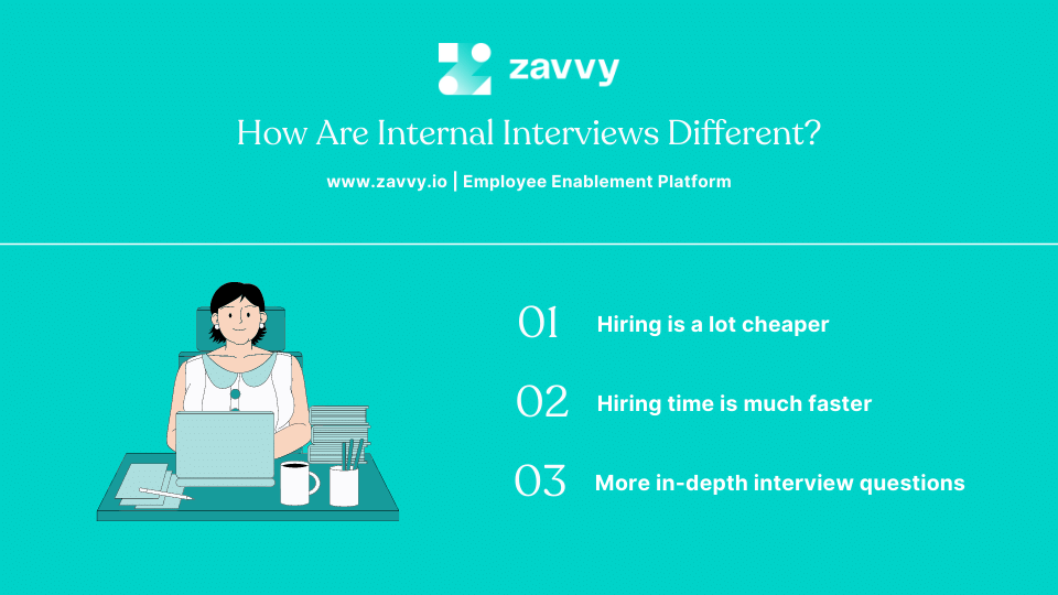 How are internal interviews different