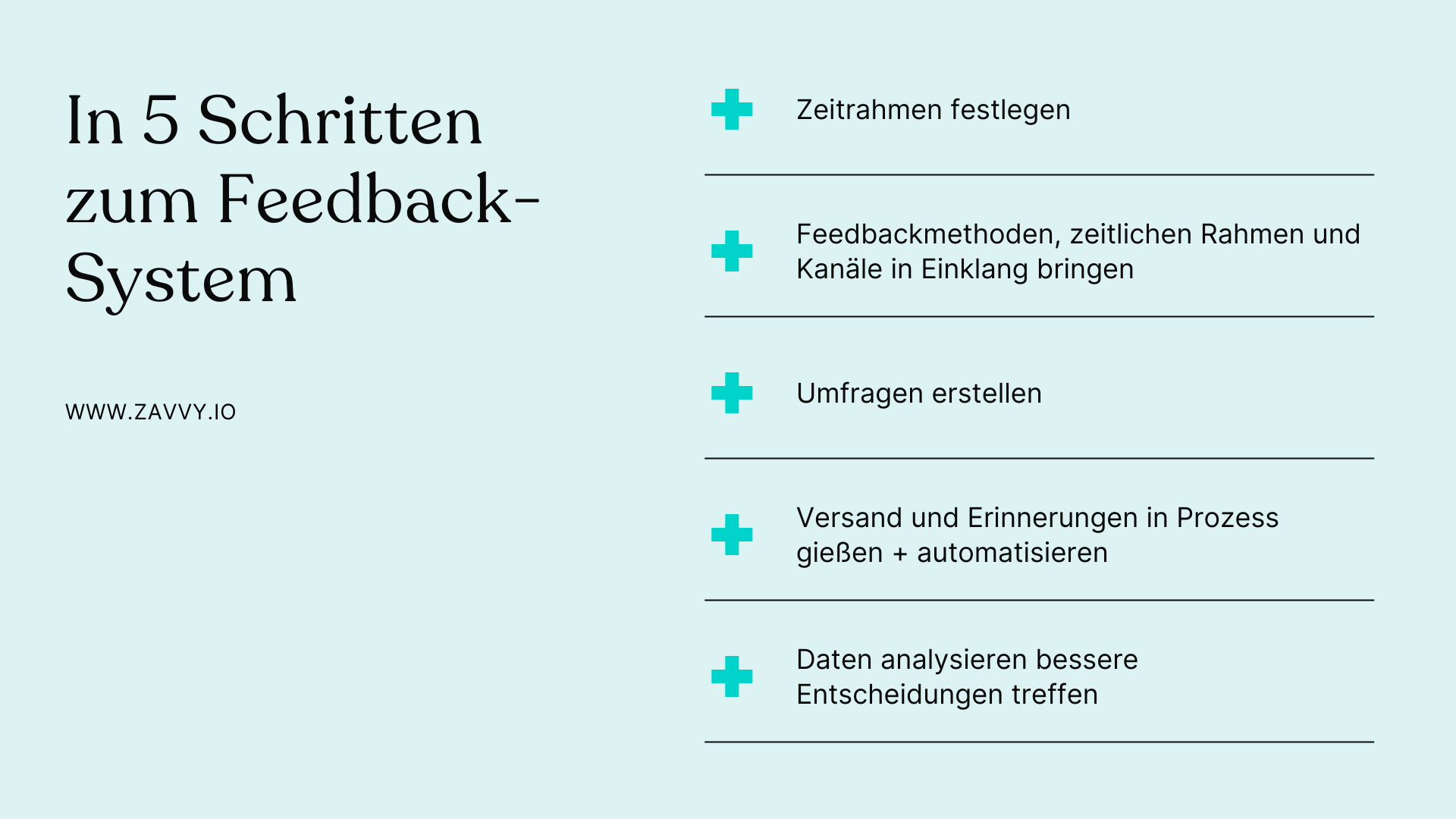 Feedbacksystem bauen in 5 Schritten