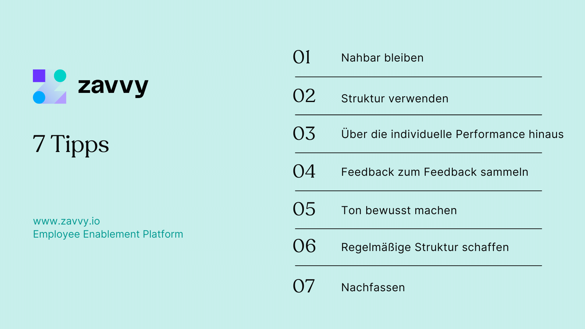 7 Tipps für Feedback von Manager:in an Mitarbeiter:in