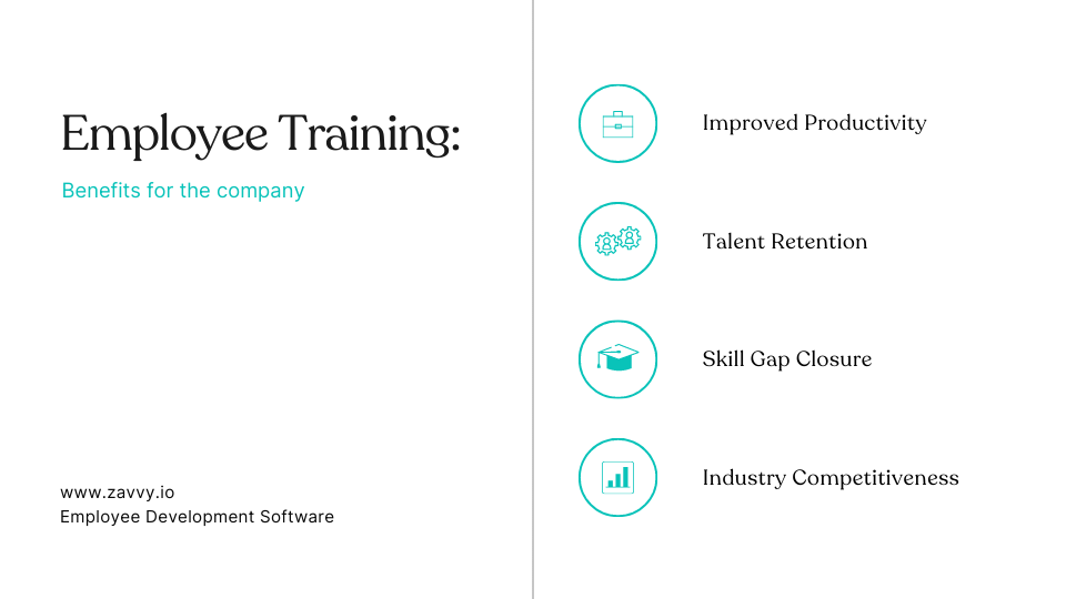 Training benefits for companies