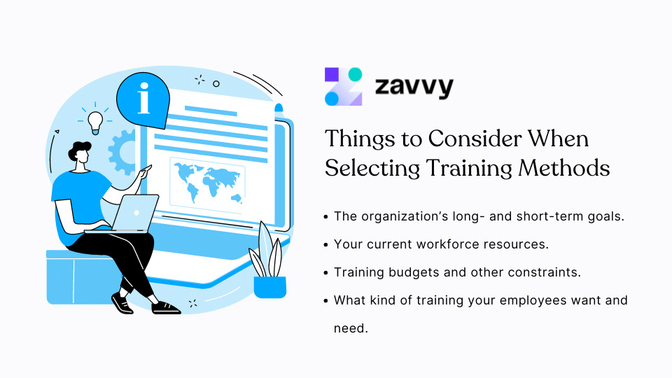 Selecting Training Methods