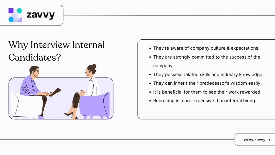 Why interview internal candidates